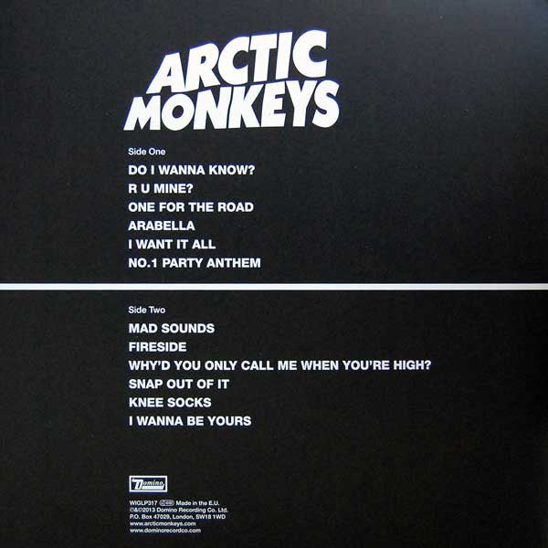 Artic Monkeys | AM | 2013